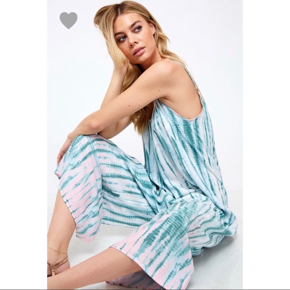 Ava Tie Dye Ombré Jumpsuit - Picture 2 of 5